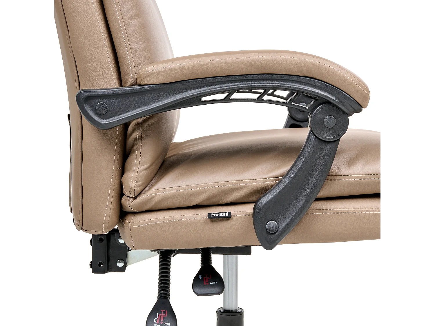 Fauteuil de bureau SERENE Cuir PU Marron