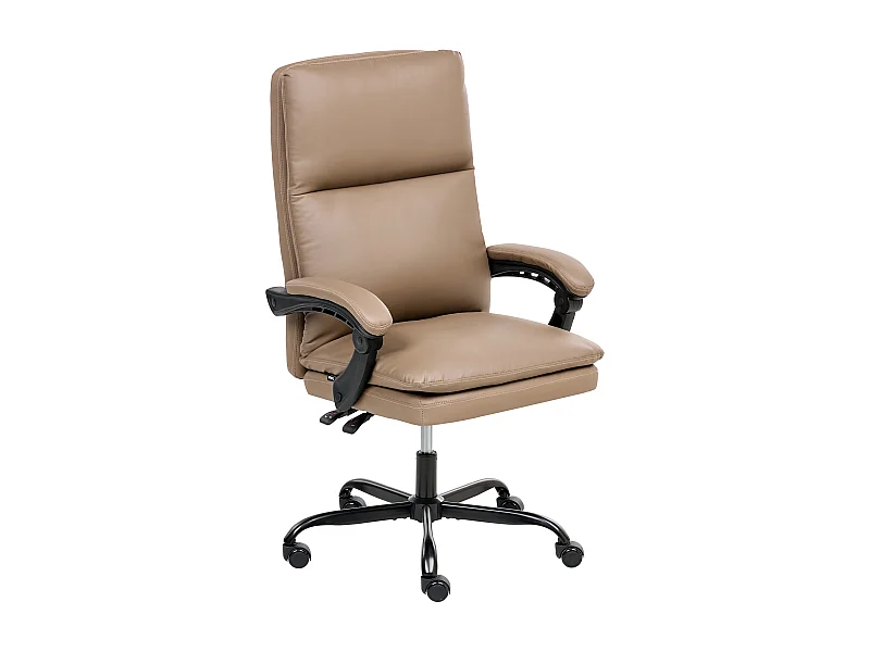 Fauteuil de bureau SERENE Cuir PU Marron