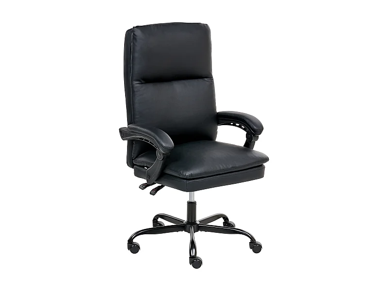 Fauteuil de bureau SERENE Cuir PU Noir