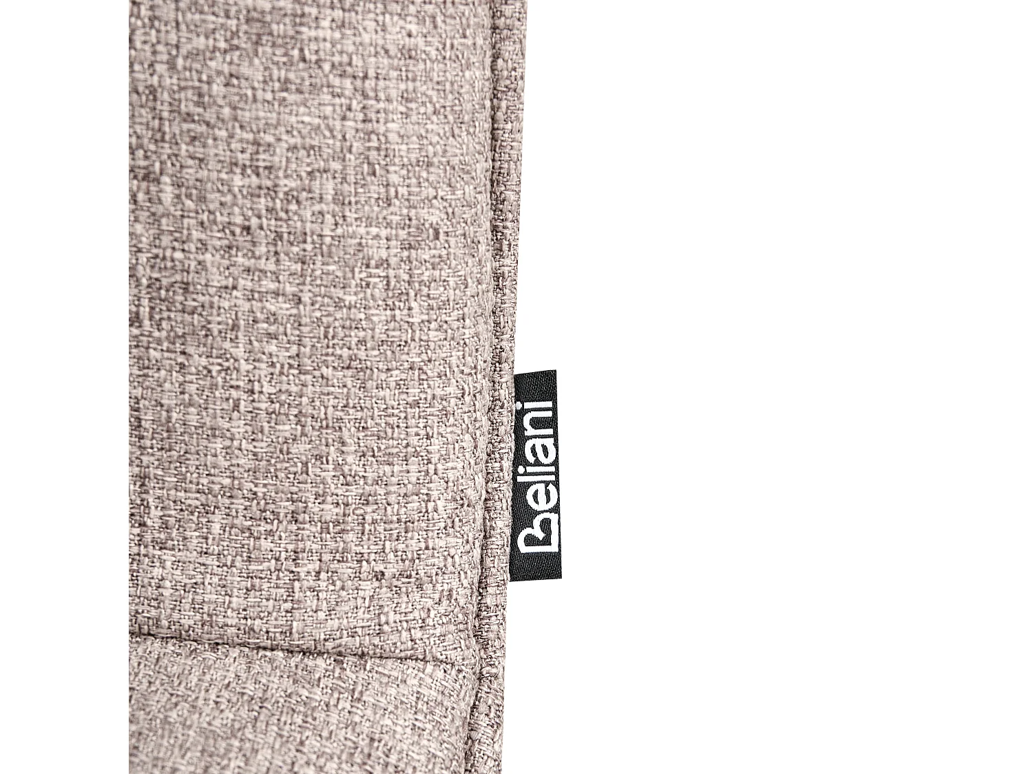 Lot de 2 chaises de salle à manger CARVER Tissu Marron clair