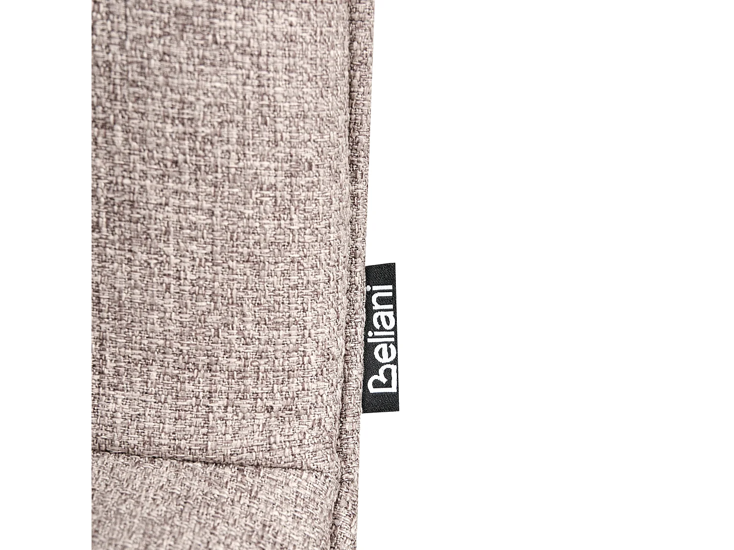 Lot de 2 chaises de salle à manger CARVER Tissu Marron clair