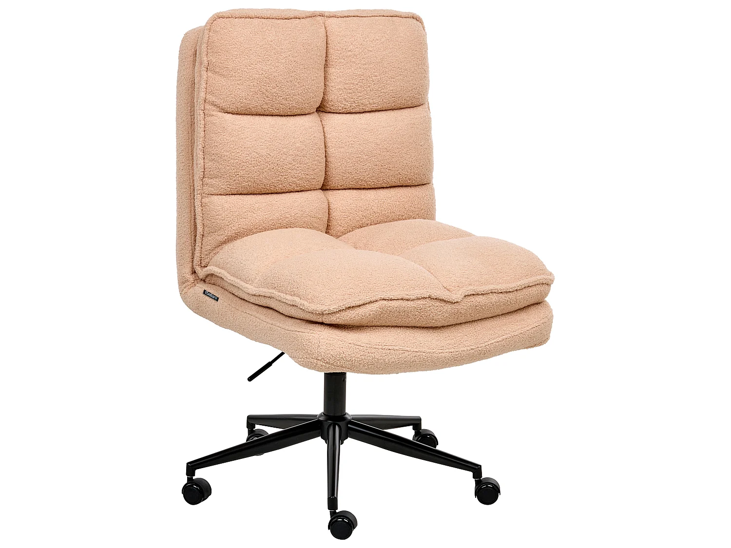 Office Chair ADDISON Boucle Peach Pink