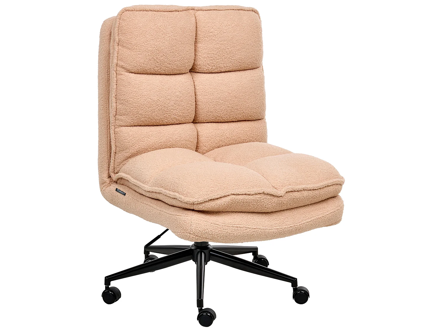 Office Chair ADDISON Boucle Peach Pink