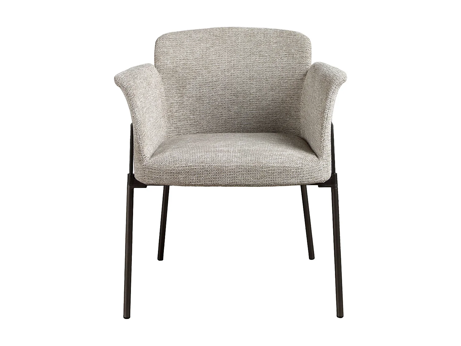 Chaise en tissu gris 4170 ANGEL CERDA