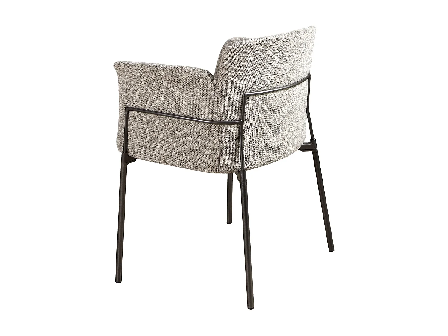 Chaise en tissu gris 4170 ANGEL CERDA