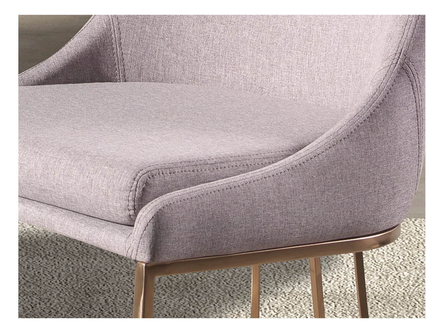 Cadeira em tecido cinzento 4182 ANGEL CERDA