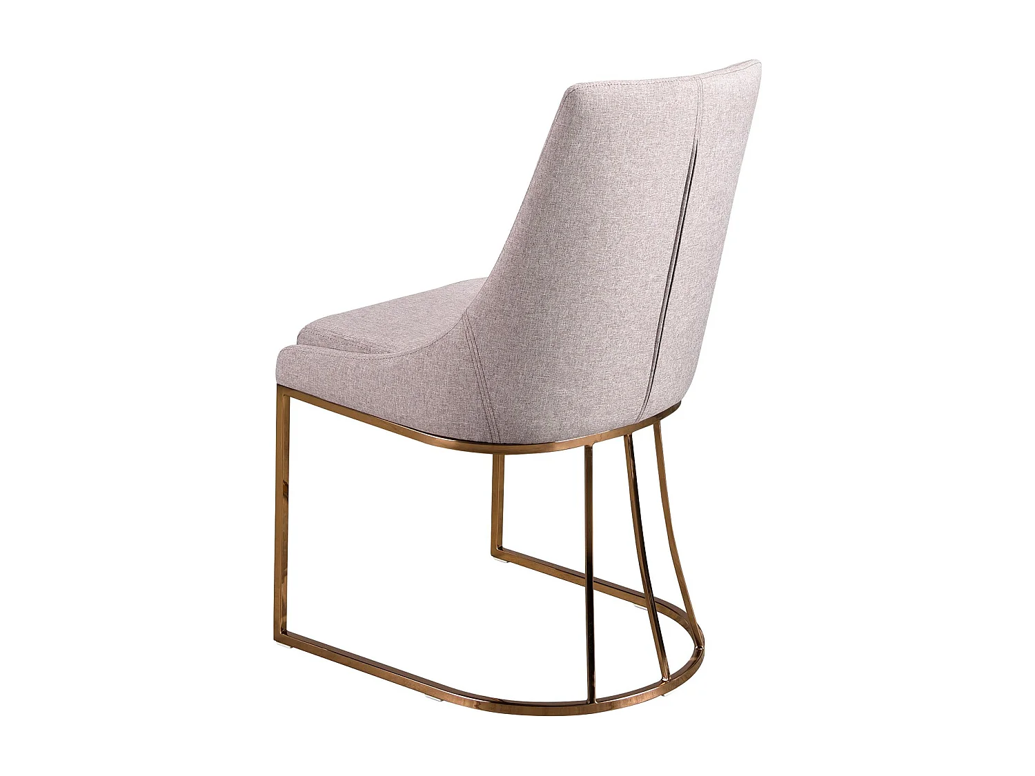 Chaise en tissu gris 4182 ANGEL CERDA