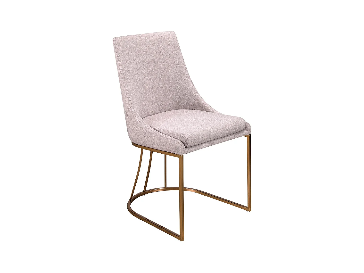 Chaise en tissu gris 4182 ANGEL CERDA
