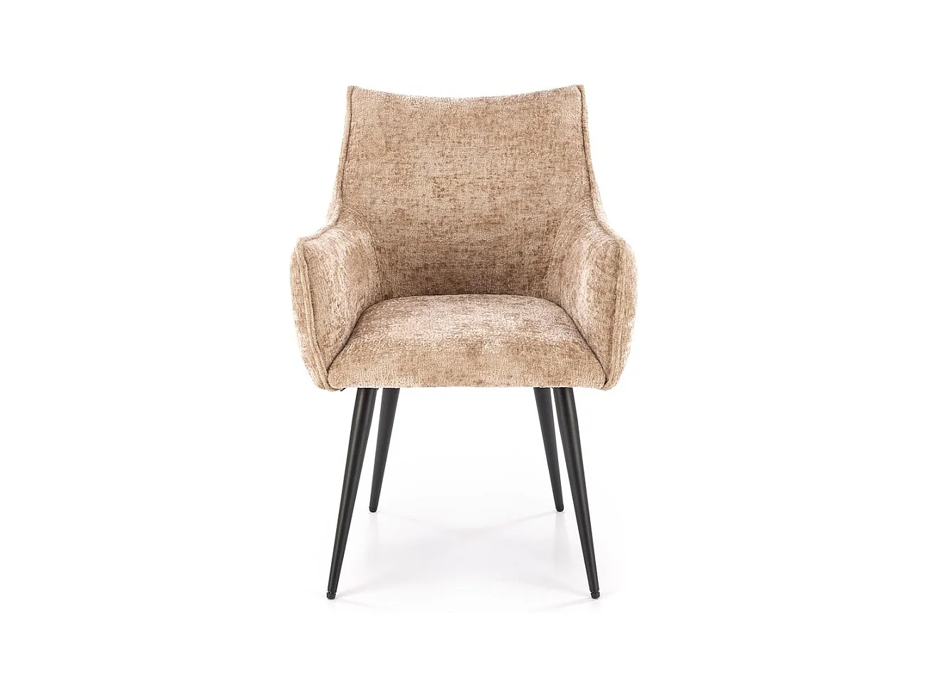 Chaise K559/Tissu et Métal/Beige