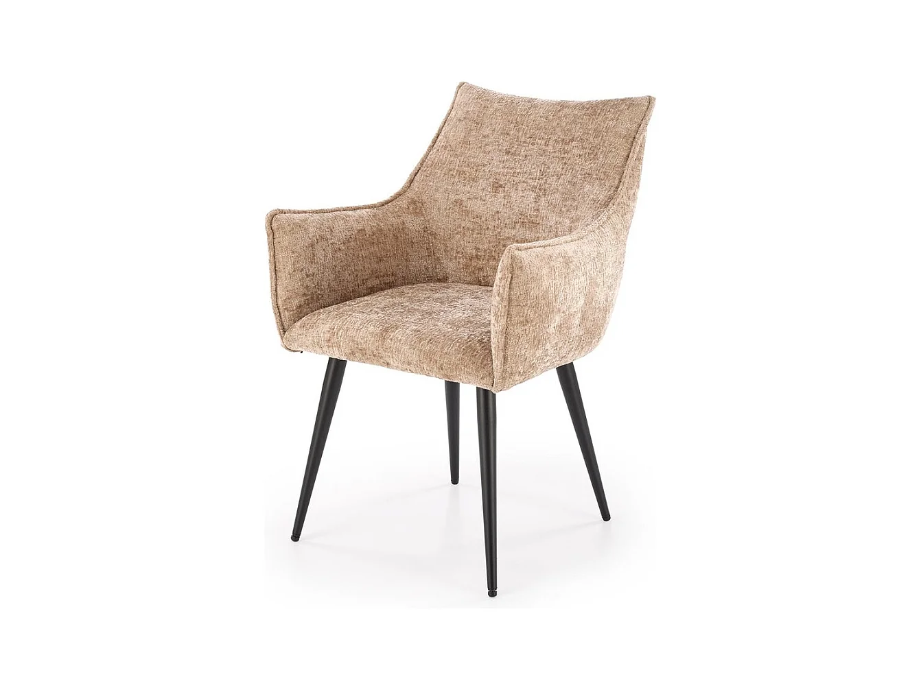 Chaise K559/Tissu et Métal/Beige