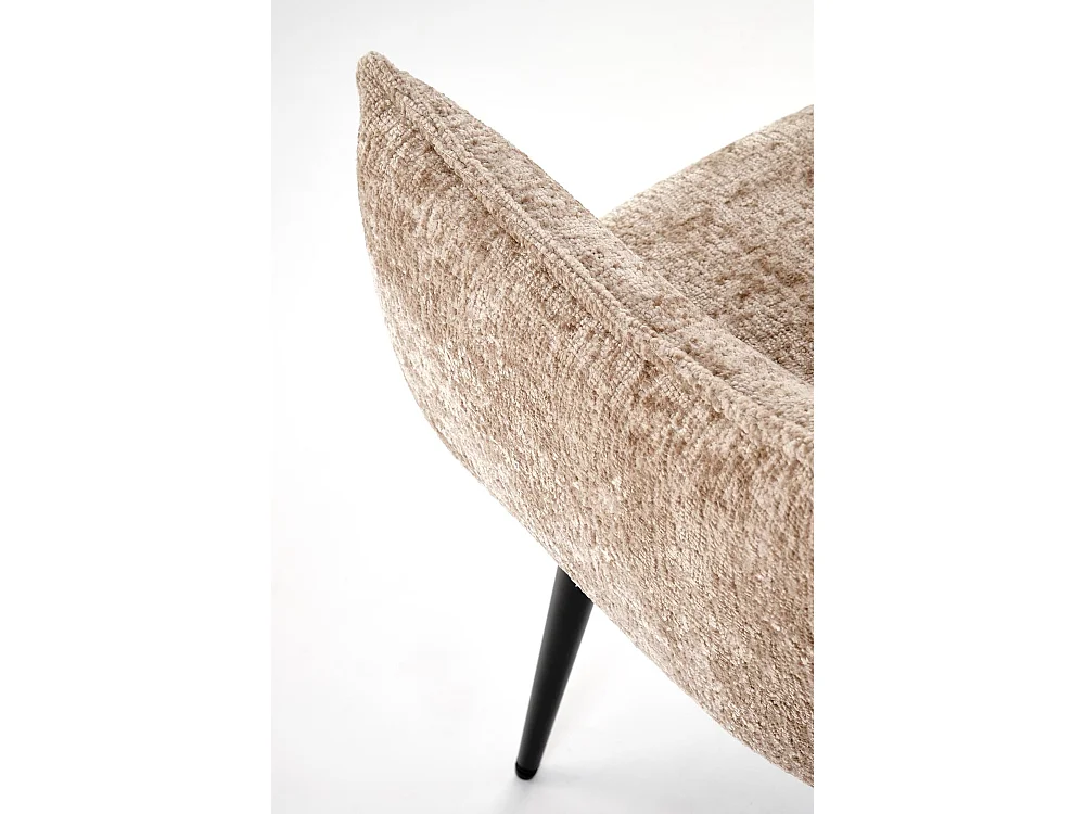 Stuhl K559/Stoffbezug&Metall/Beige