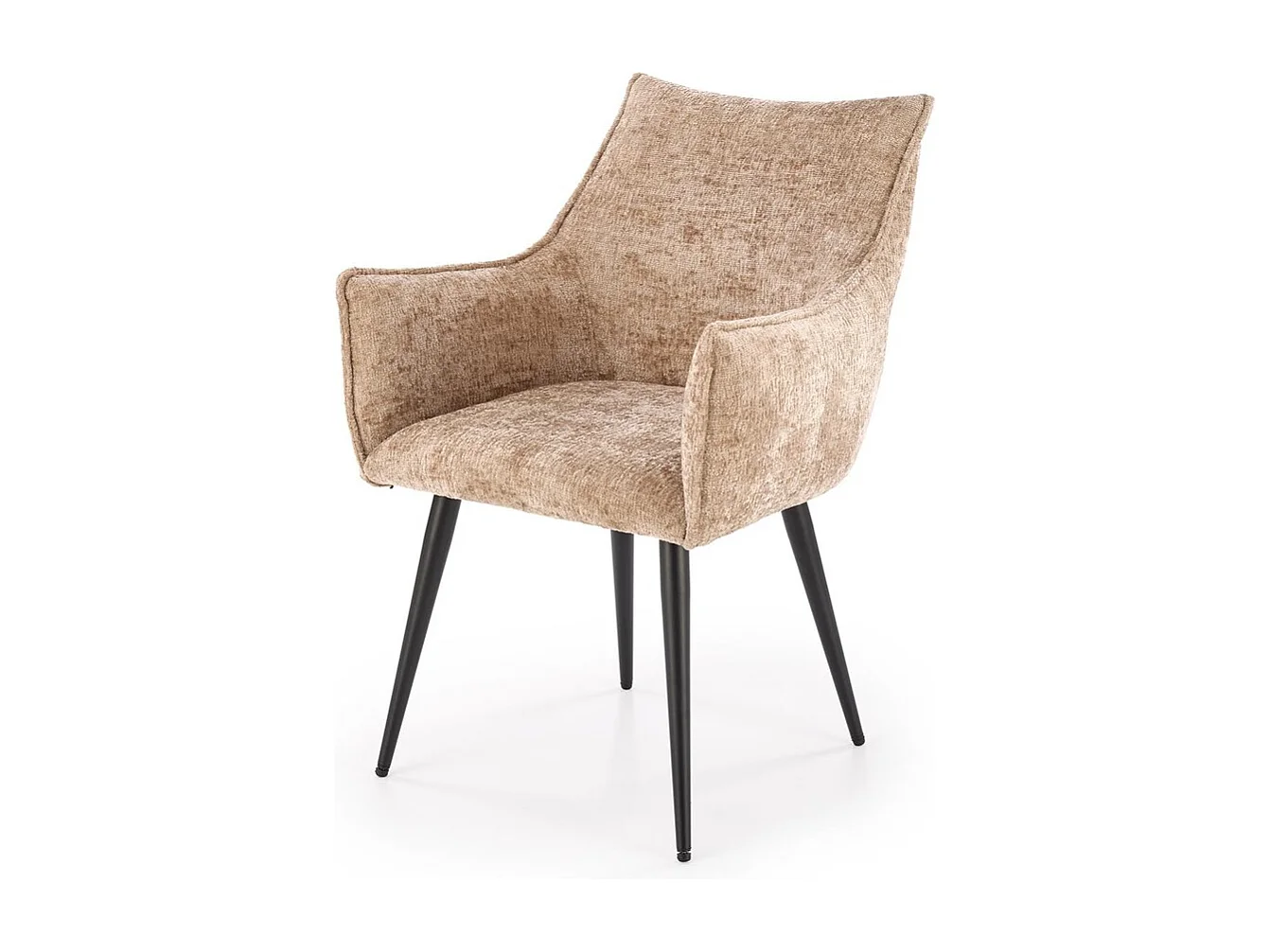 Stuhl K559/Stoffbezug&Metall/Beige