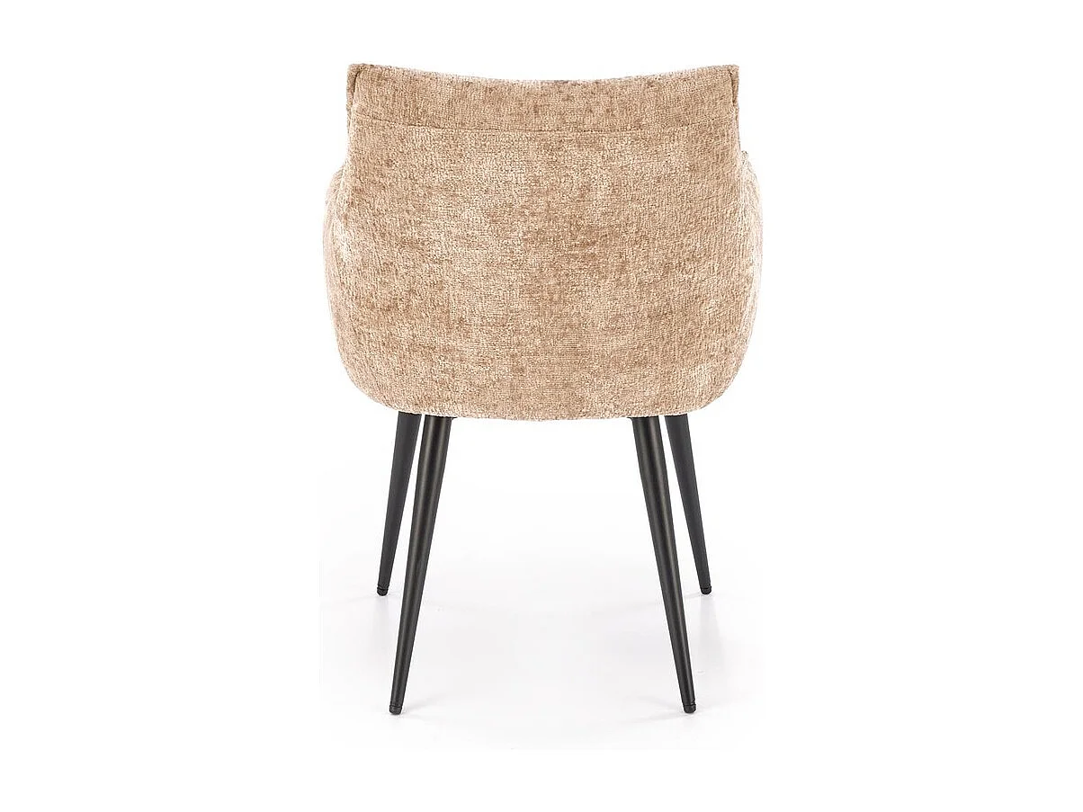 Stuhl K559/Stoffbezug&Metall/Beige