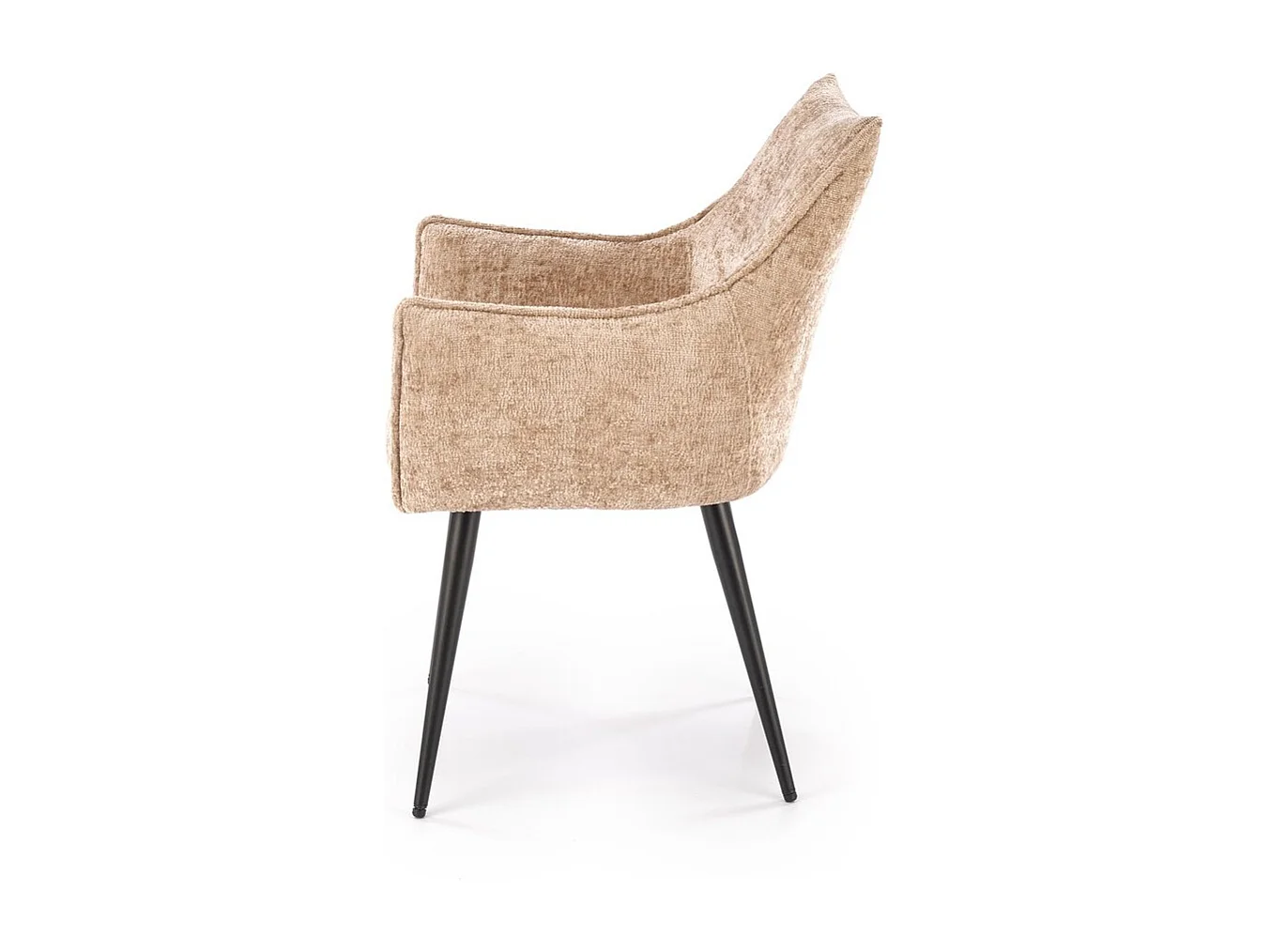 Stuhl K559/Stoffbezug&Metall/Beige