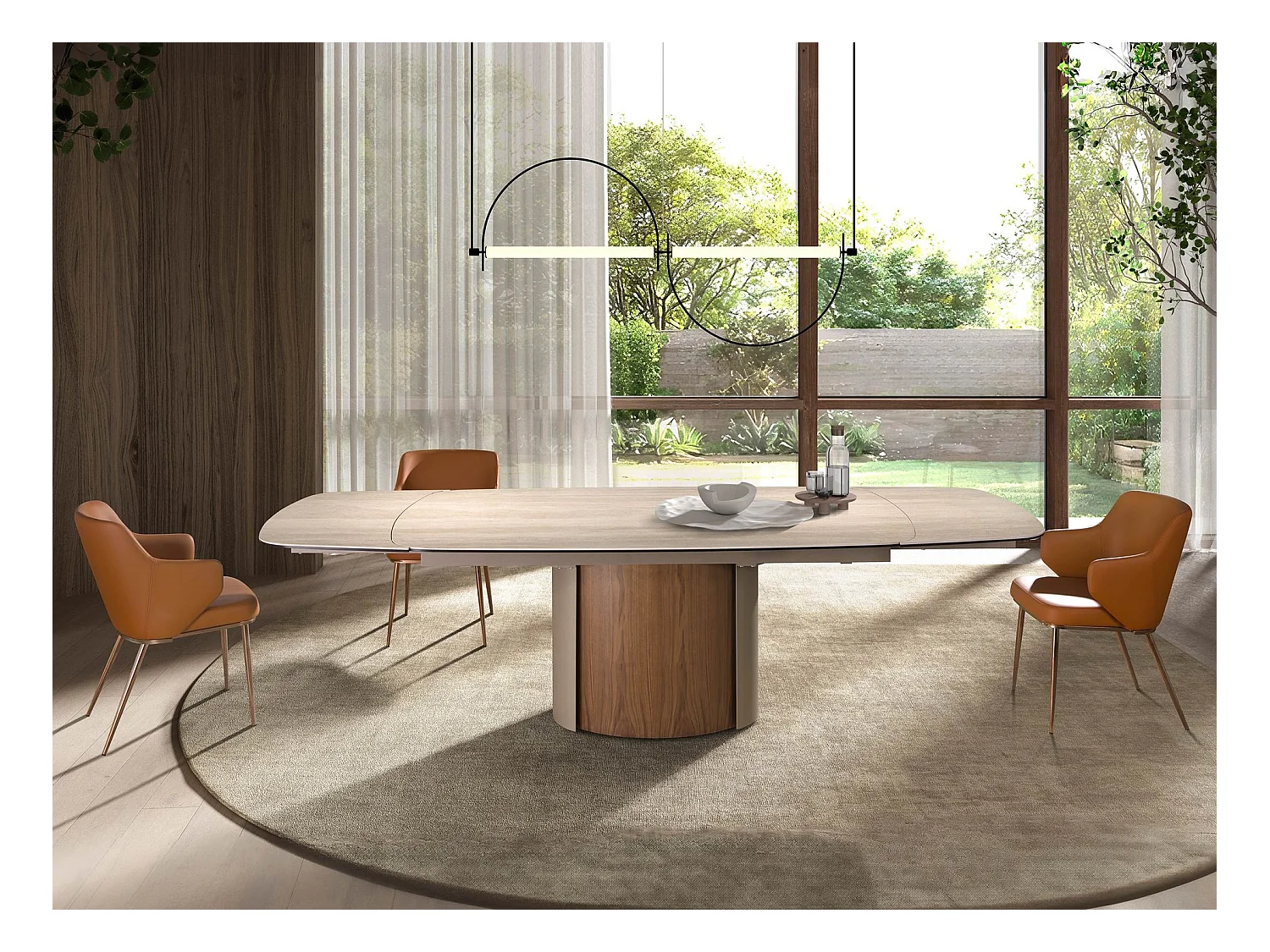 Sedia in similipelle marrone 4162 ANGEL CERDA