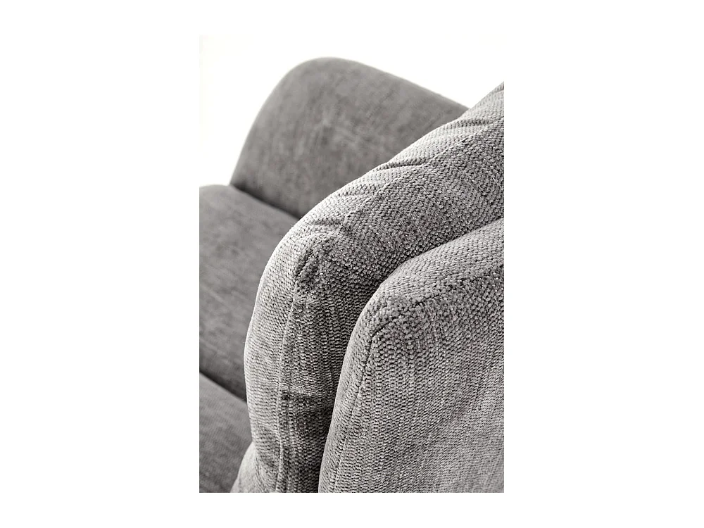 Sedia K495/Funzione girevole/Rivestimento in tessuto e metallo/Grigio