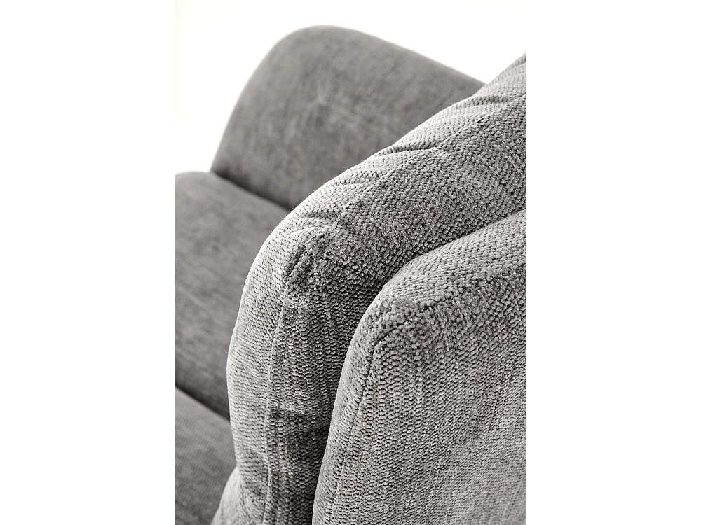 Chaise K495/Fonction pivotante/Revêtement tissu et métal/Gris