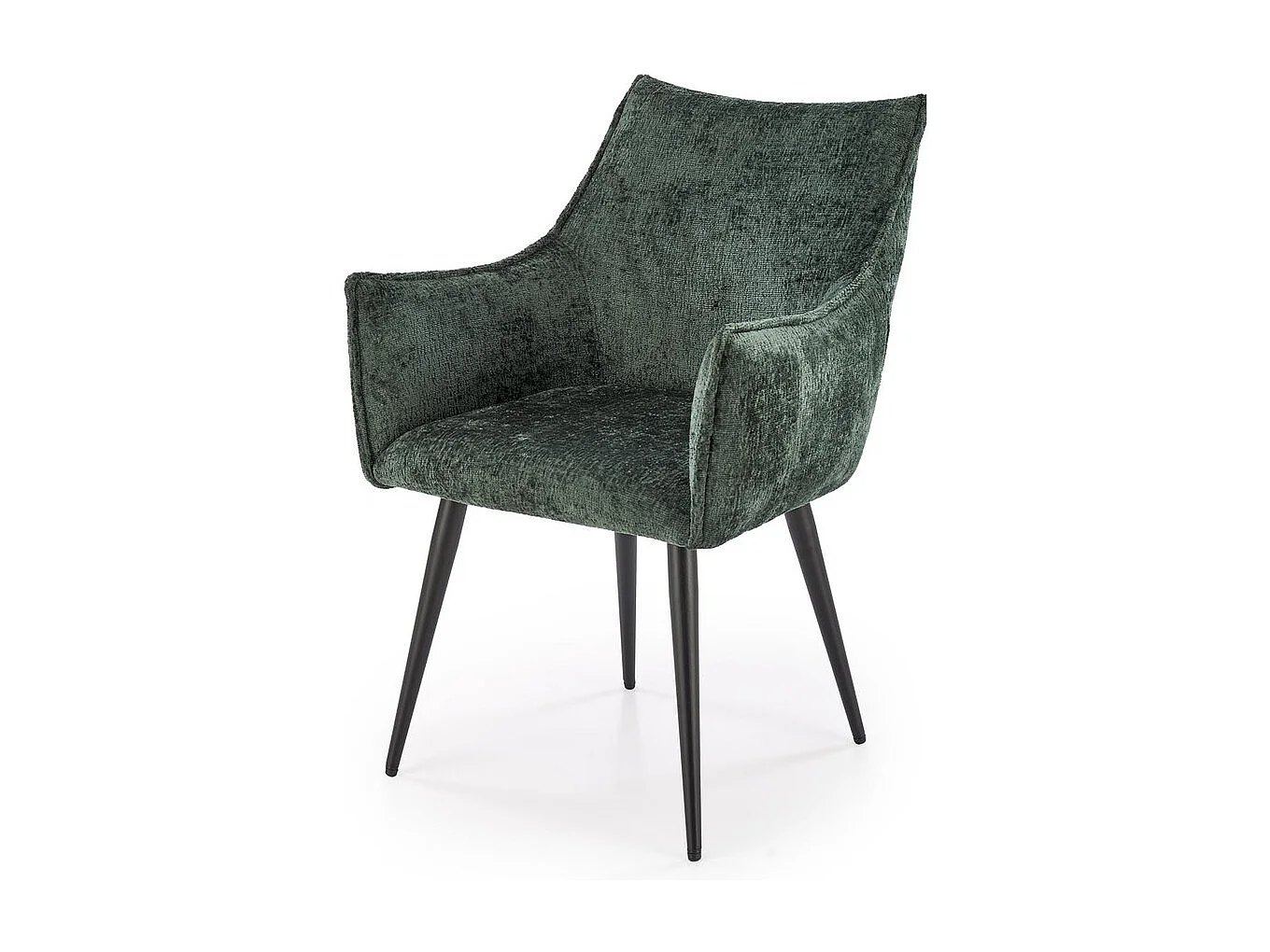 Chaise K559/Tissu et Métal/Vert