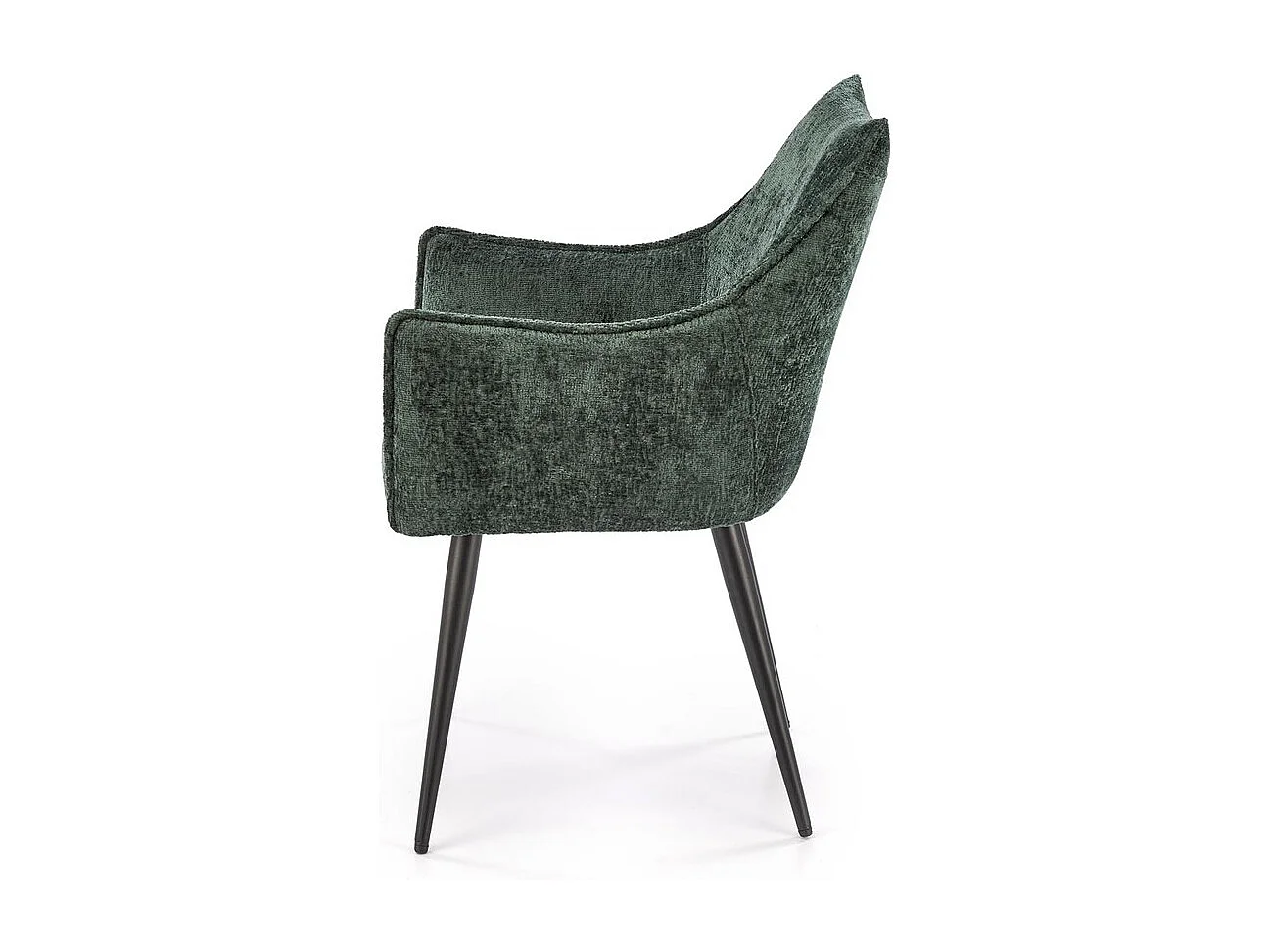 Chaise K559/Tissu et Métal/Vert