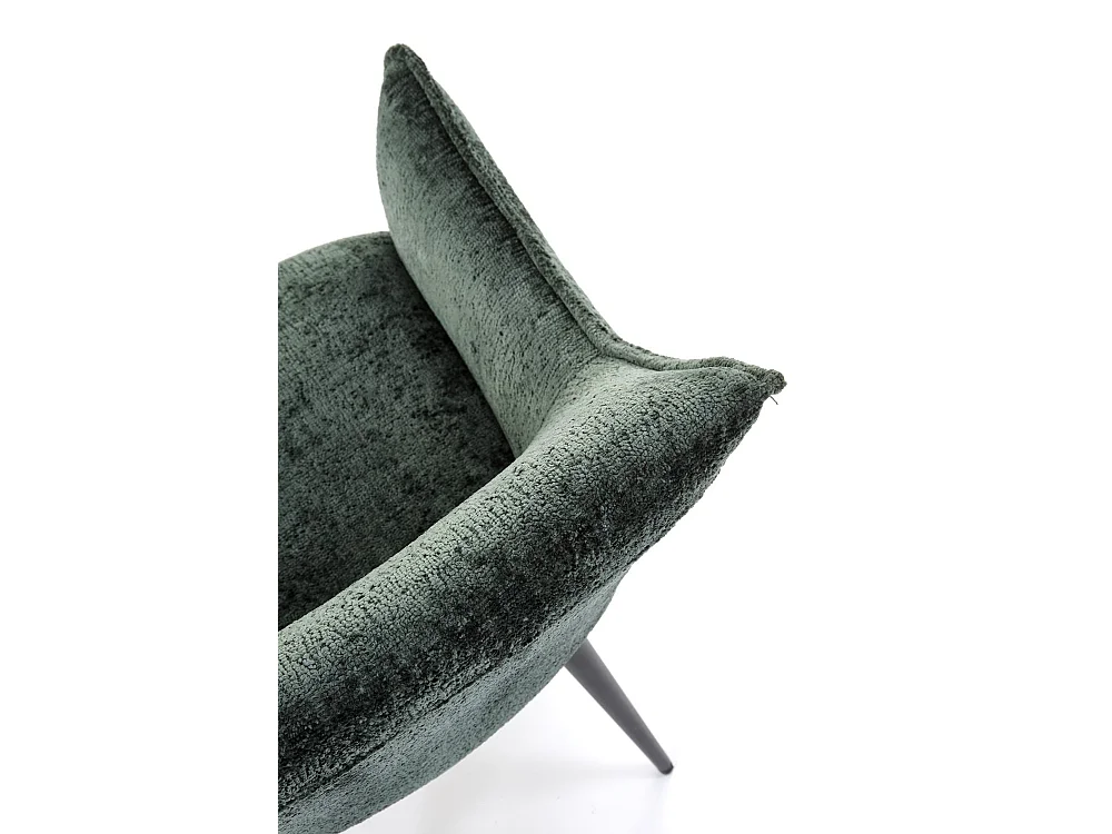 Chaise K559/Tissu et Métal/Vert