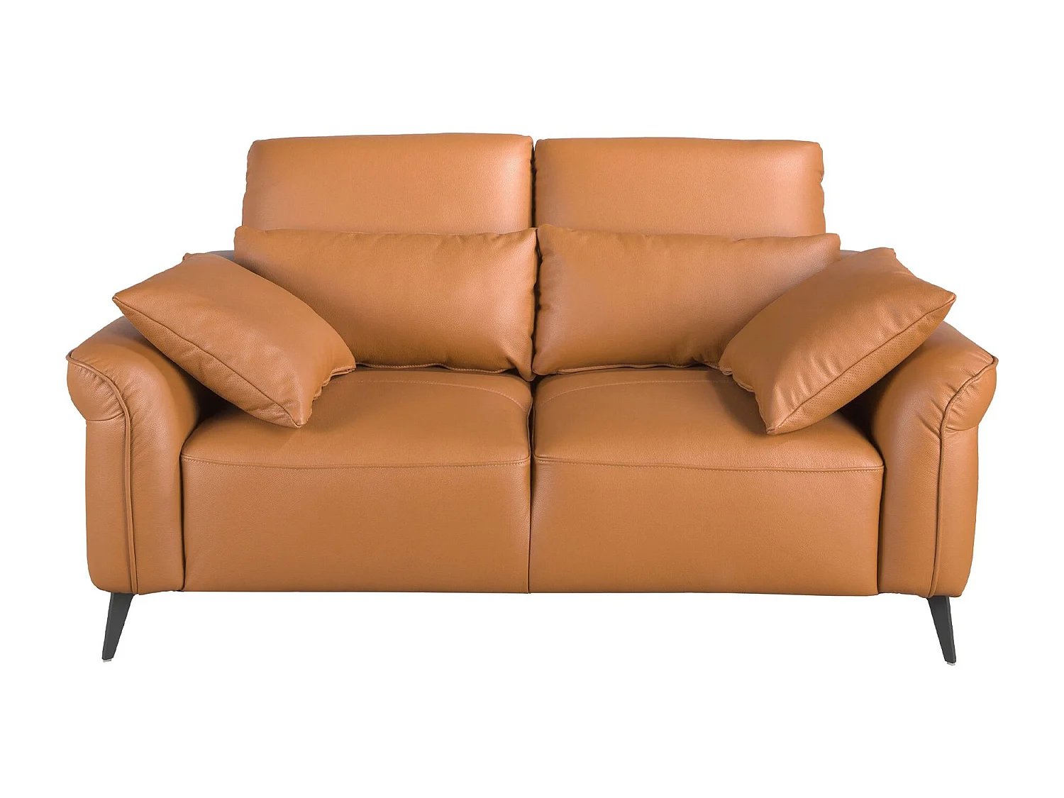 Sofa 2-osobowa brązowa skóra 6207 ANGEL CERDA