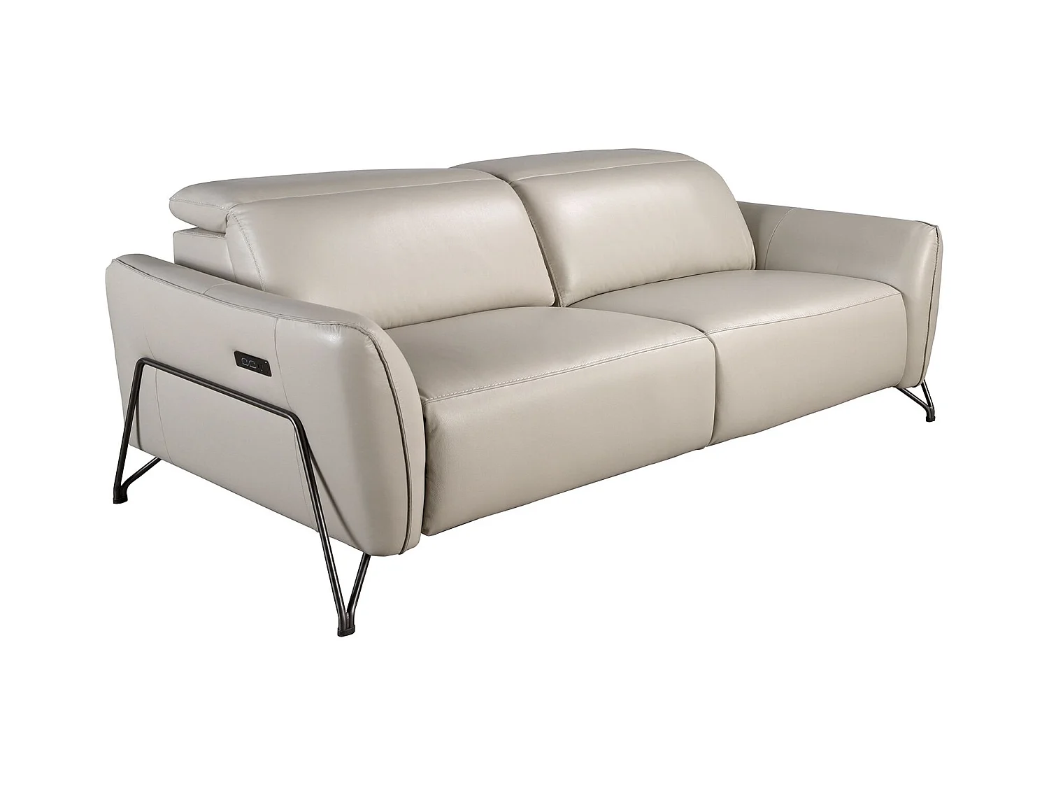 3-sitziges relaxsofa in leder sand 6264 ANGEL CERDA
