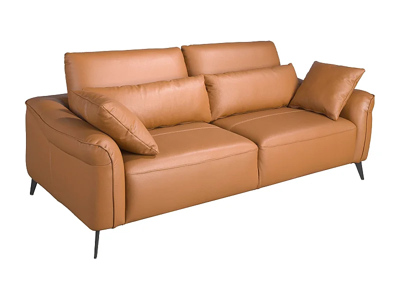 3-zitsbank bruin leer 6208 ANGEL CERDA