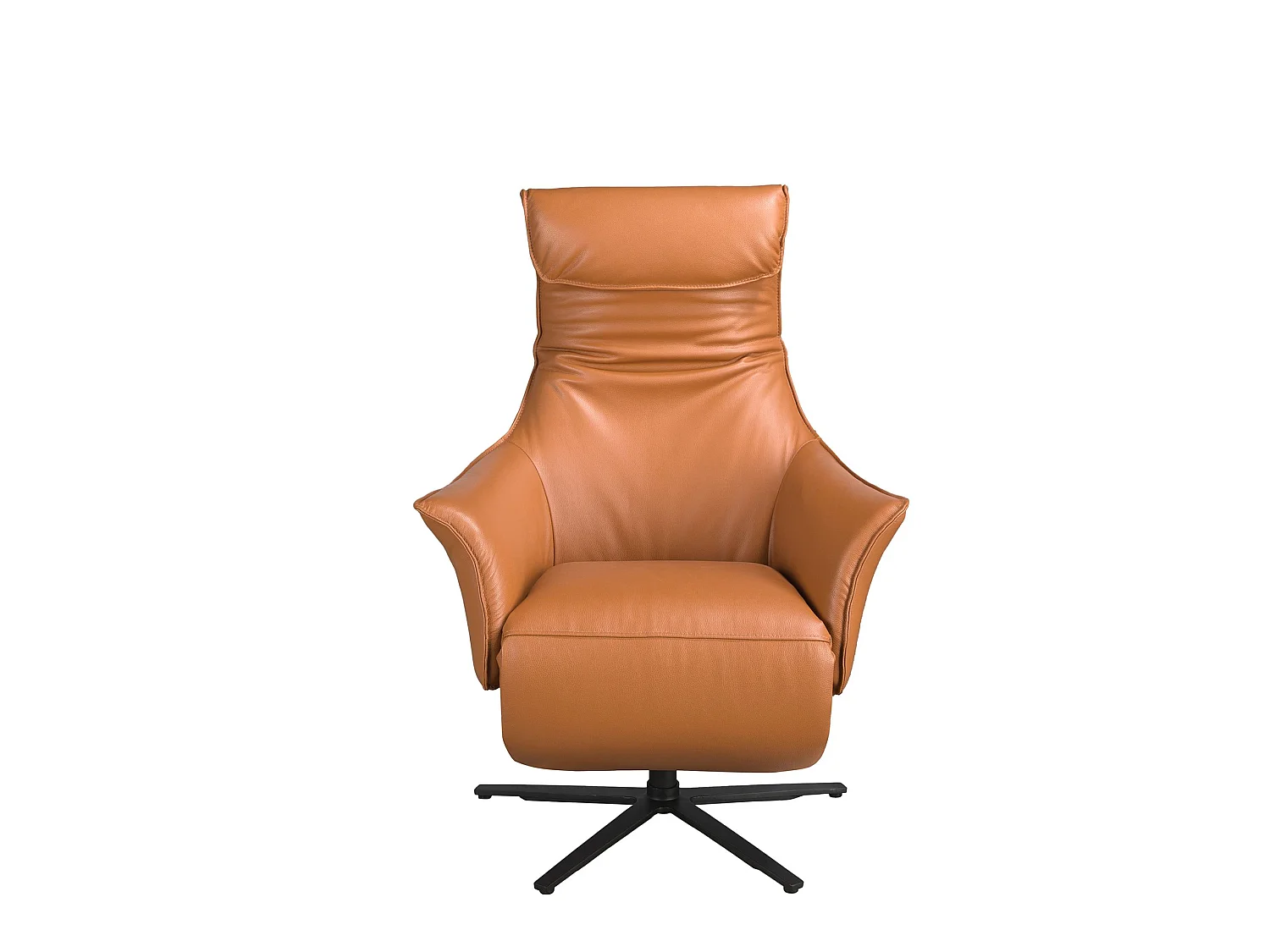 Bruine leren draaifauteuil 5137 ANGEL CERDA