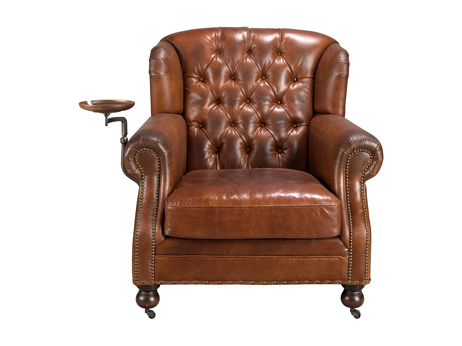 Poltrona Chester in pelle marrone cognac 5156 ANGEL CERDA