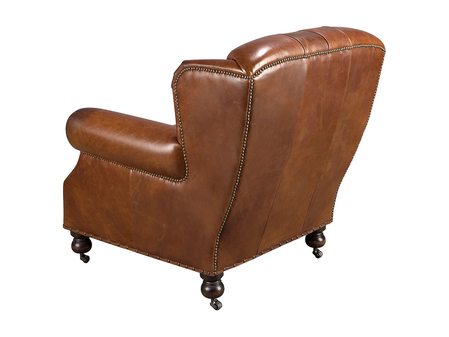 Poltrona Chester in pelle marrone cognac 5156 ANGEL CERDA