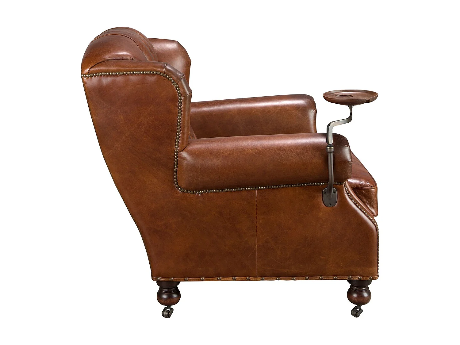 Poltrona Chester in pelle marrone cognac 5156 ANGEL CERDA