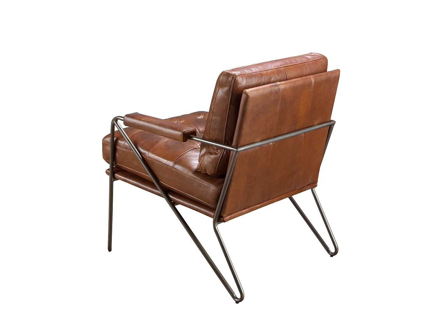 Sillón piel marrón coñac 5166 ANGEL CERDA