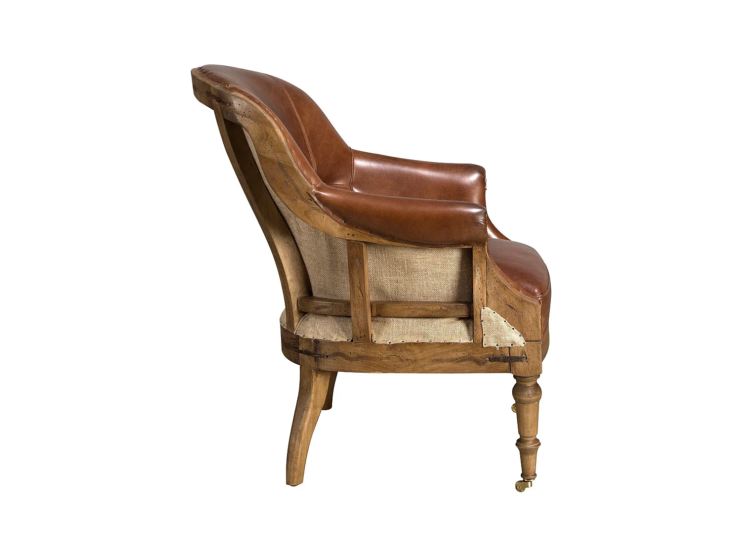 Cognacbrauner Ledersessel 5158 ANGEL CERDA