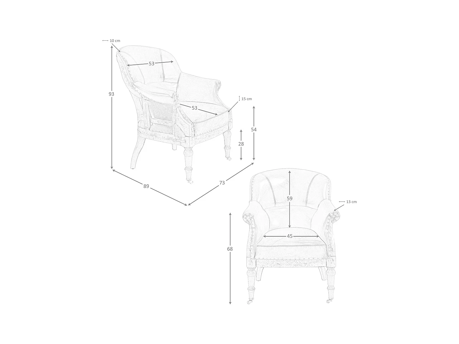 Cognacbrauner Ledersessel 5158 ANGEL CERDA