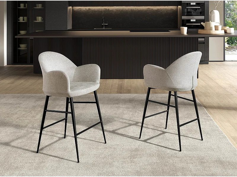 Krukje van lichtgrijze stof 4174 ANGEL CERDA