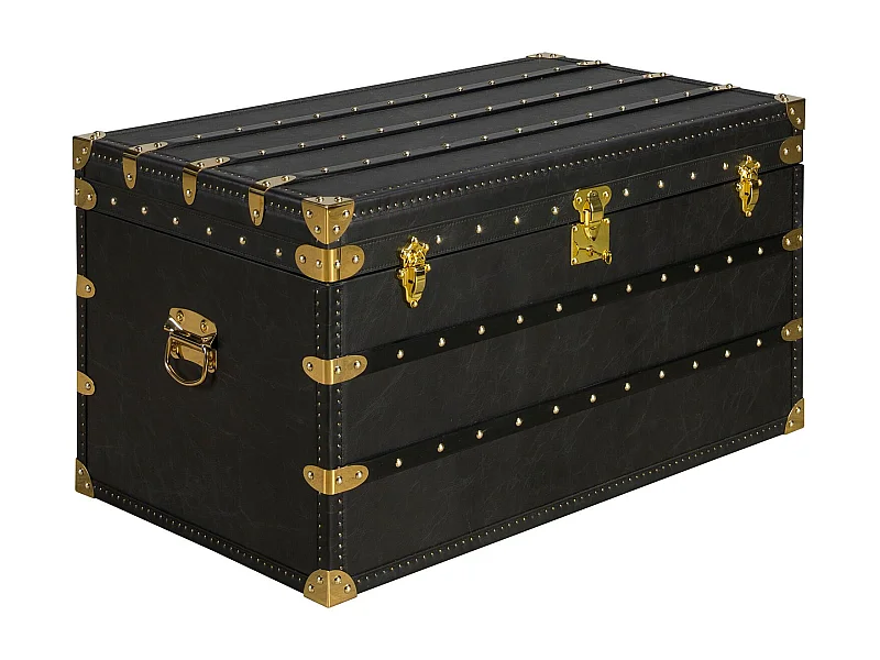 Coffre en cuir noir 5159 ANGEL CERDA