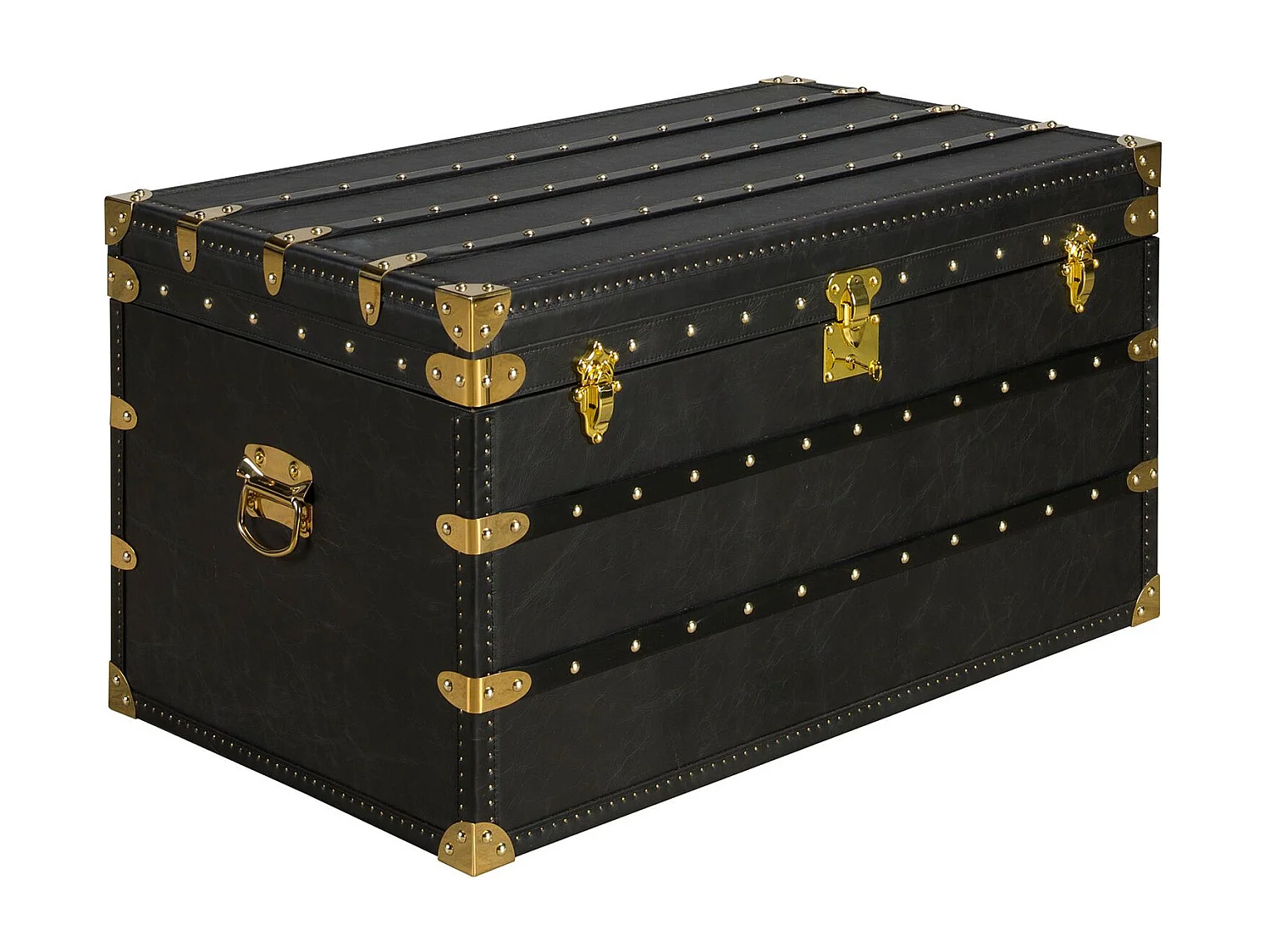 Coffre en cuir noir 5159 ANGEL CERDA