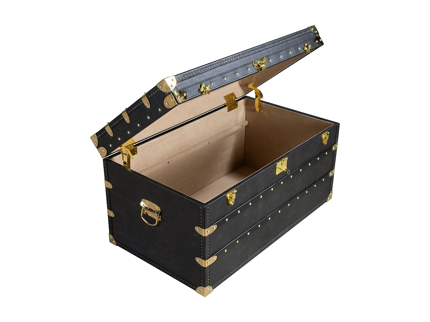 Coffre en cuir noir 5159 ANGEL CERDA