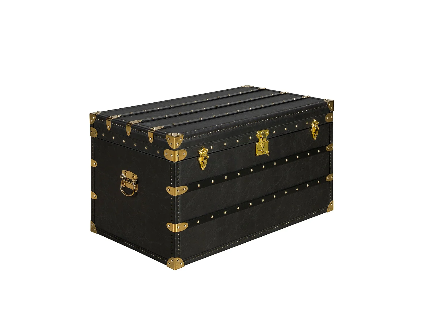 Coffre en cuir noir 5159 ANGEL CERDA