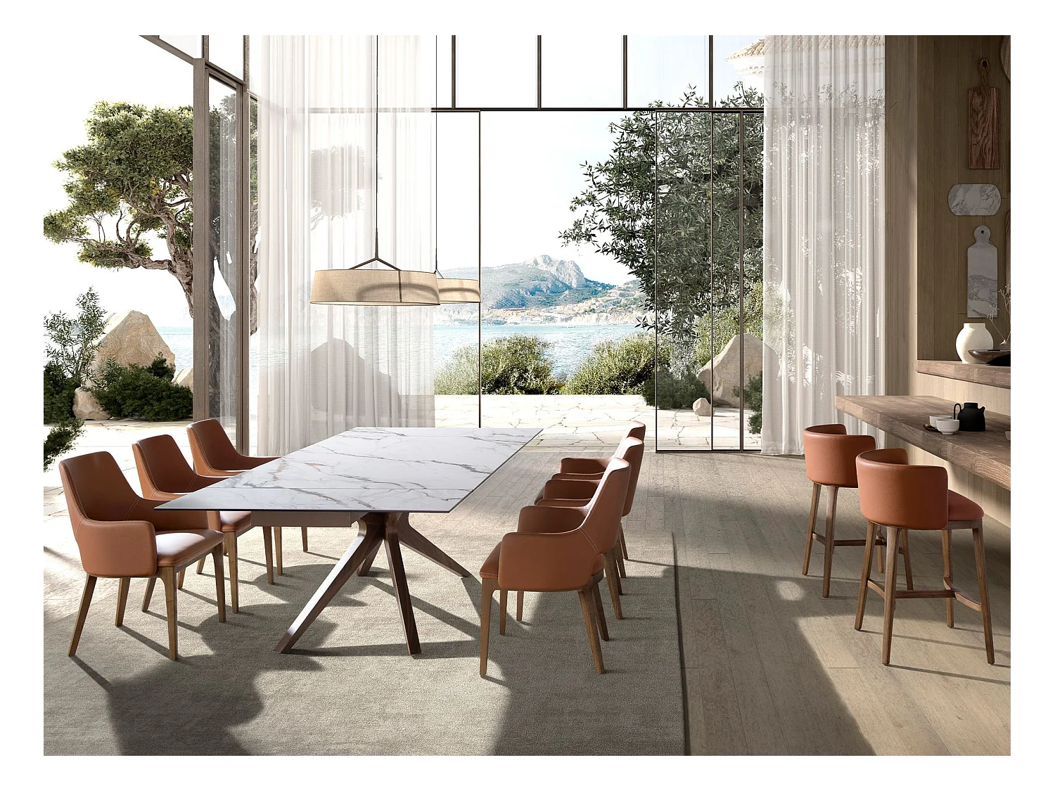 Krukje van bruin kunstleer 4158 ANGEL CERDA