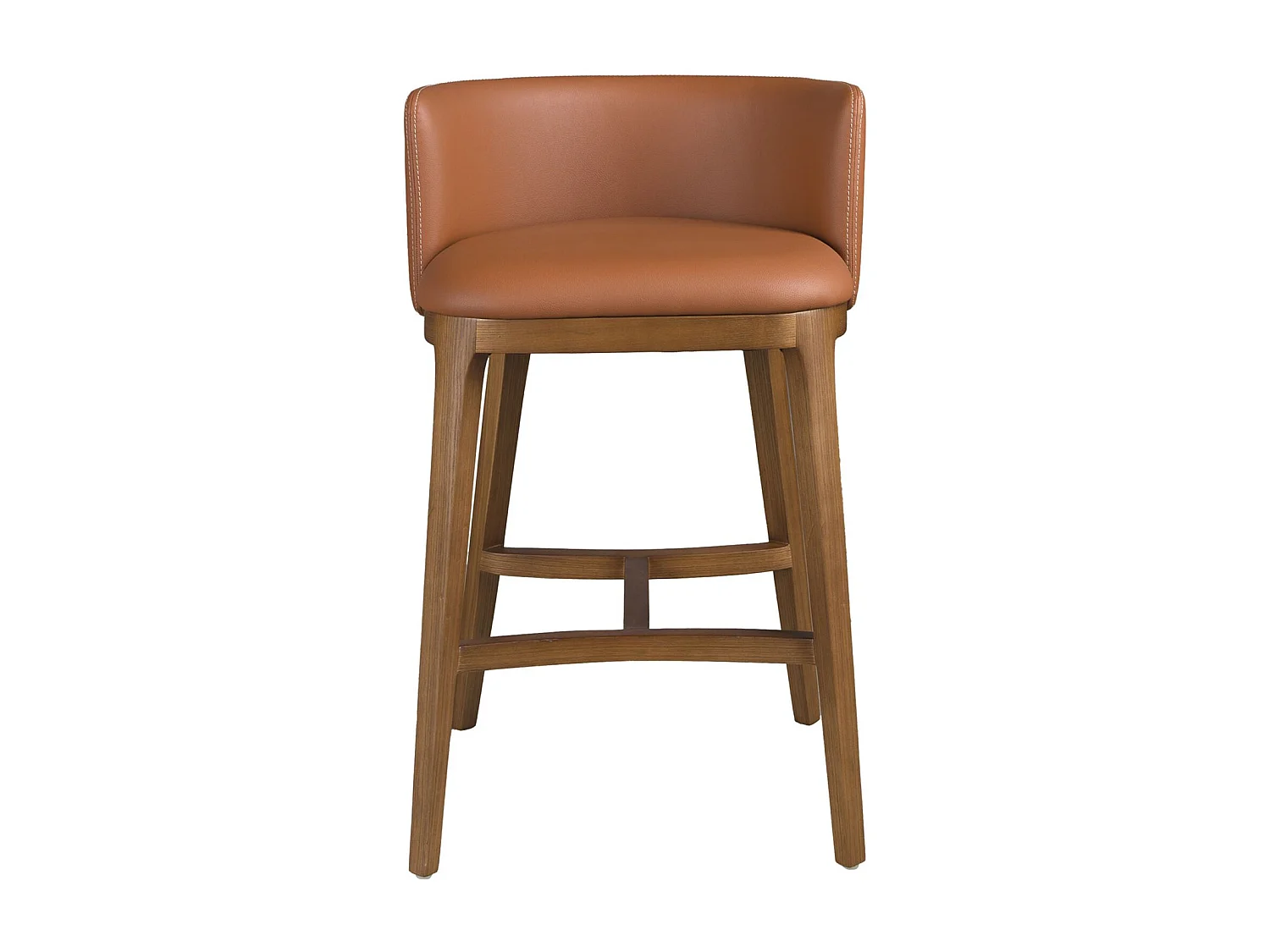Tabouret en simili cuir marron 4158 ANGEL CERDA