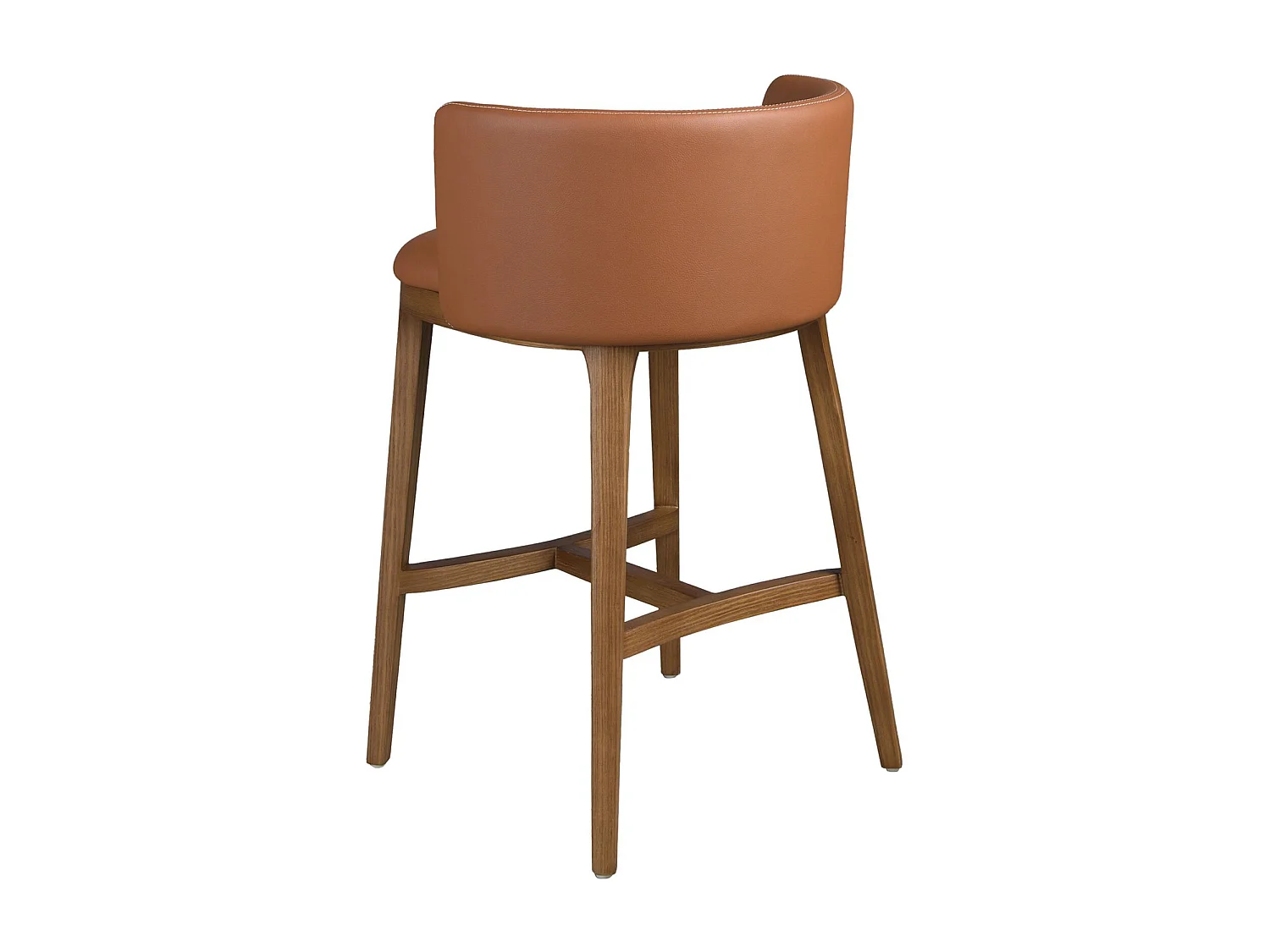 Tabouret en simili cuir marron 4158 ANGEL CERDA