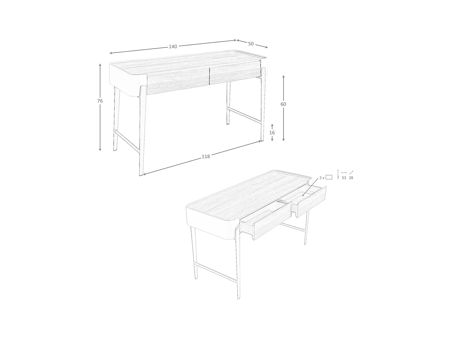 Schwarzer Lederkoffer