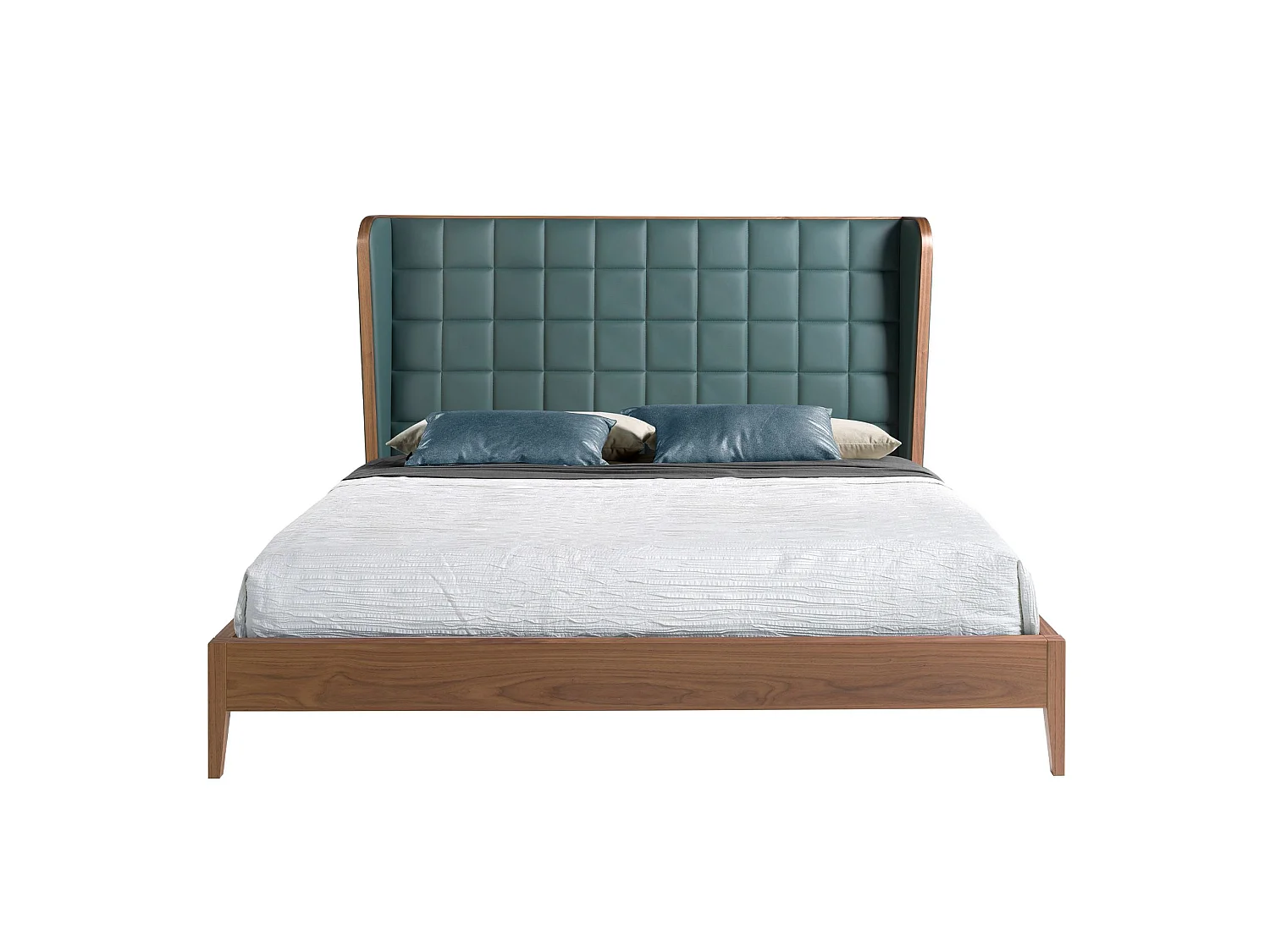 Lit en tissu gris foncé 7145 ANGEL CERDA