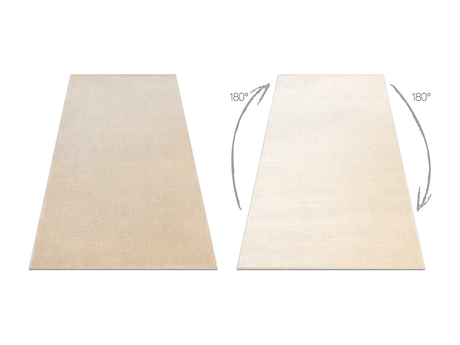 Dywan - Wykładzina SEDUCTION krem 34 miękka, wytrzymała, do sypialn 150x350 cm