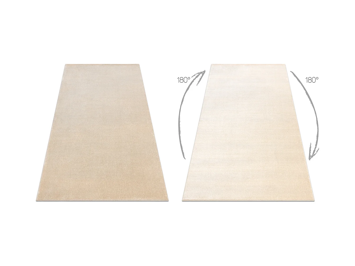 TAPIJT - Vloerbedekking SEDUCTION crème 34 zacht, duurzaam, slaapkame 150x300 cm