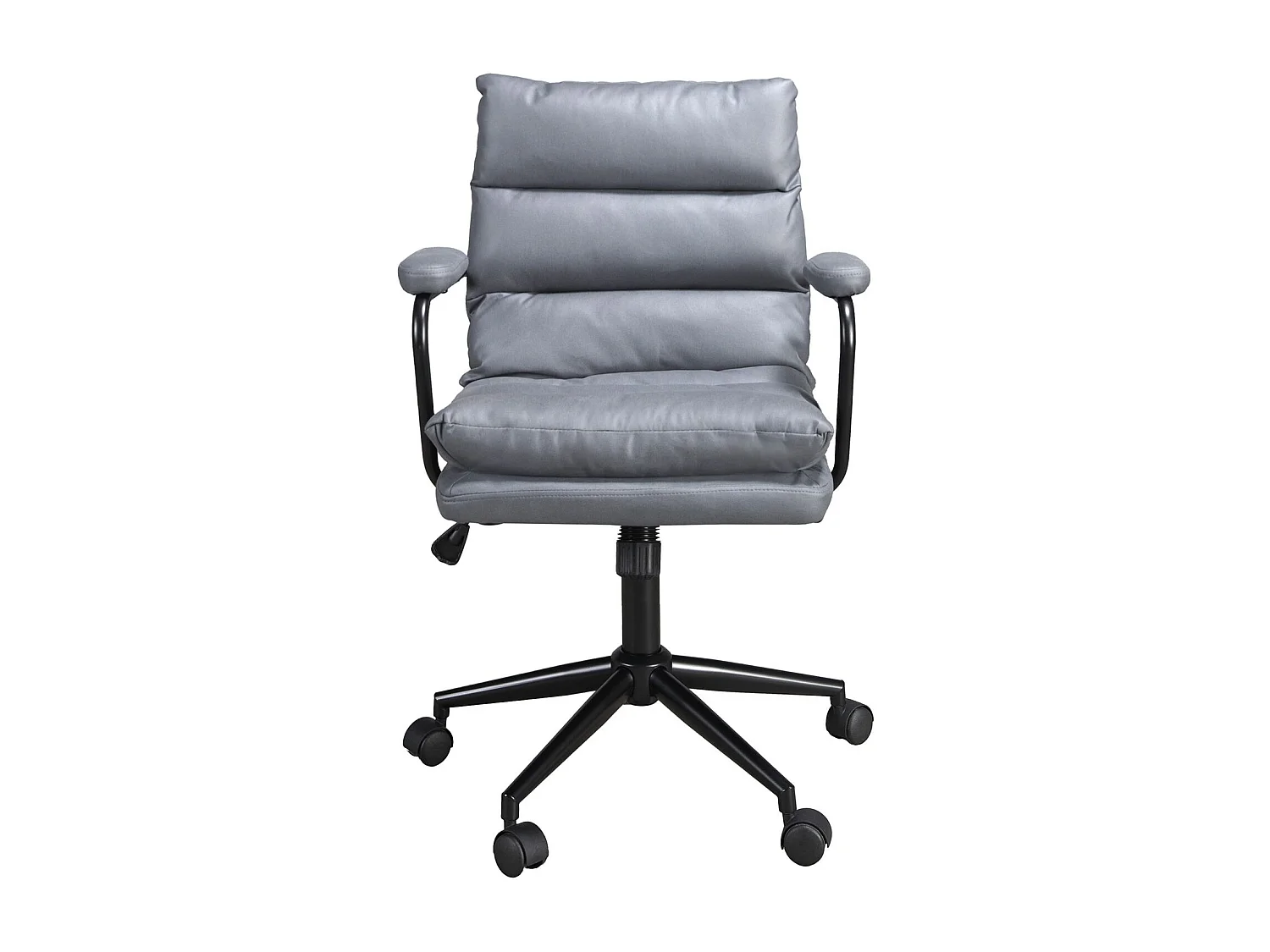 Chaise de bureau pivotante en tissu gris 4155 ANGEL CERDA