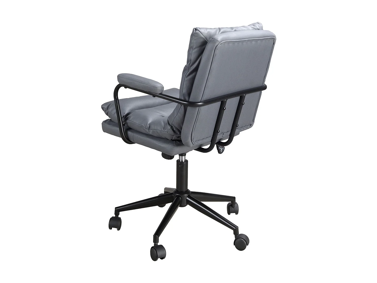 Chaise de bureau pivotante en tissu gris 4155 ANGEL CERDA