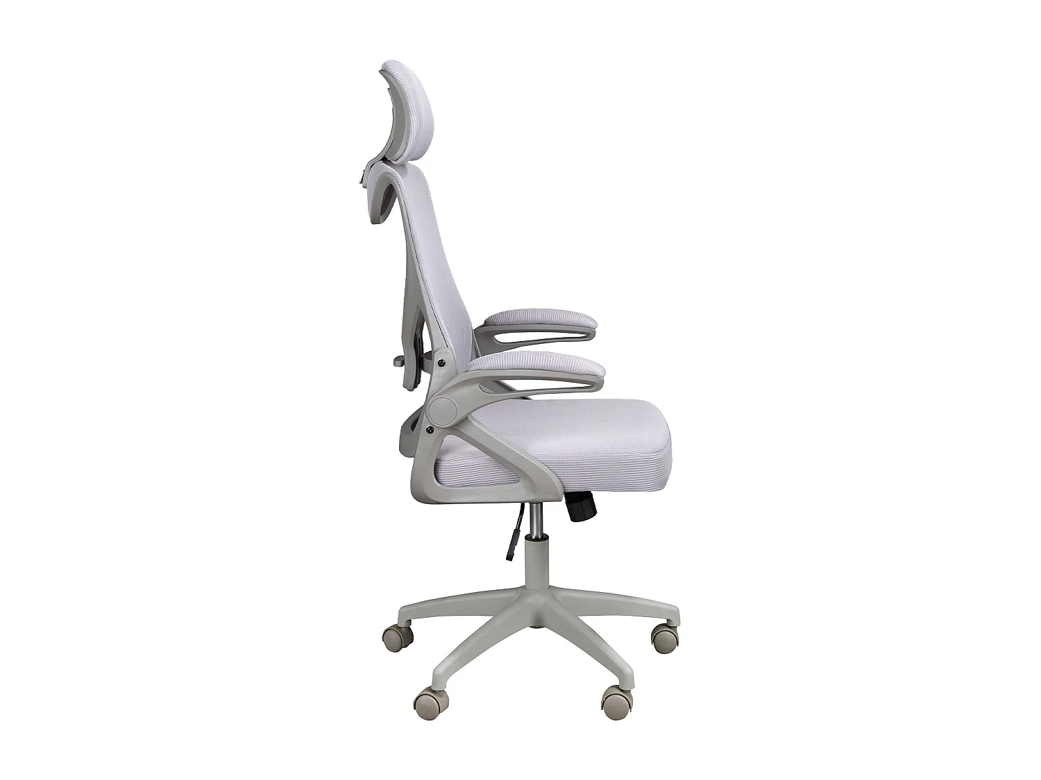 Sedia girevole da ufficio in tessuto grigio 4153 ANGEL CERDA