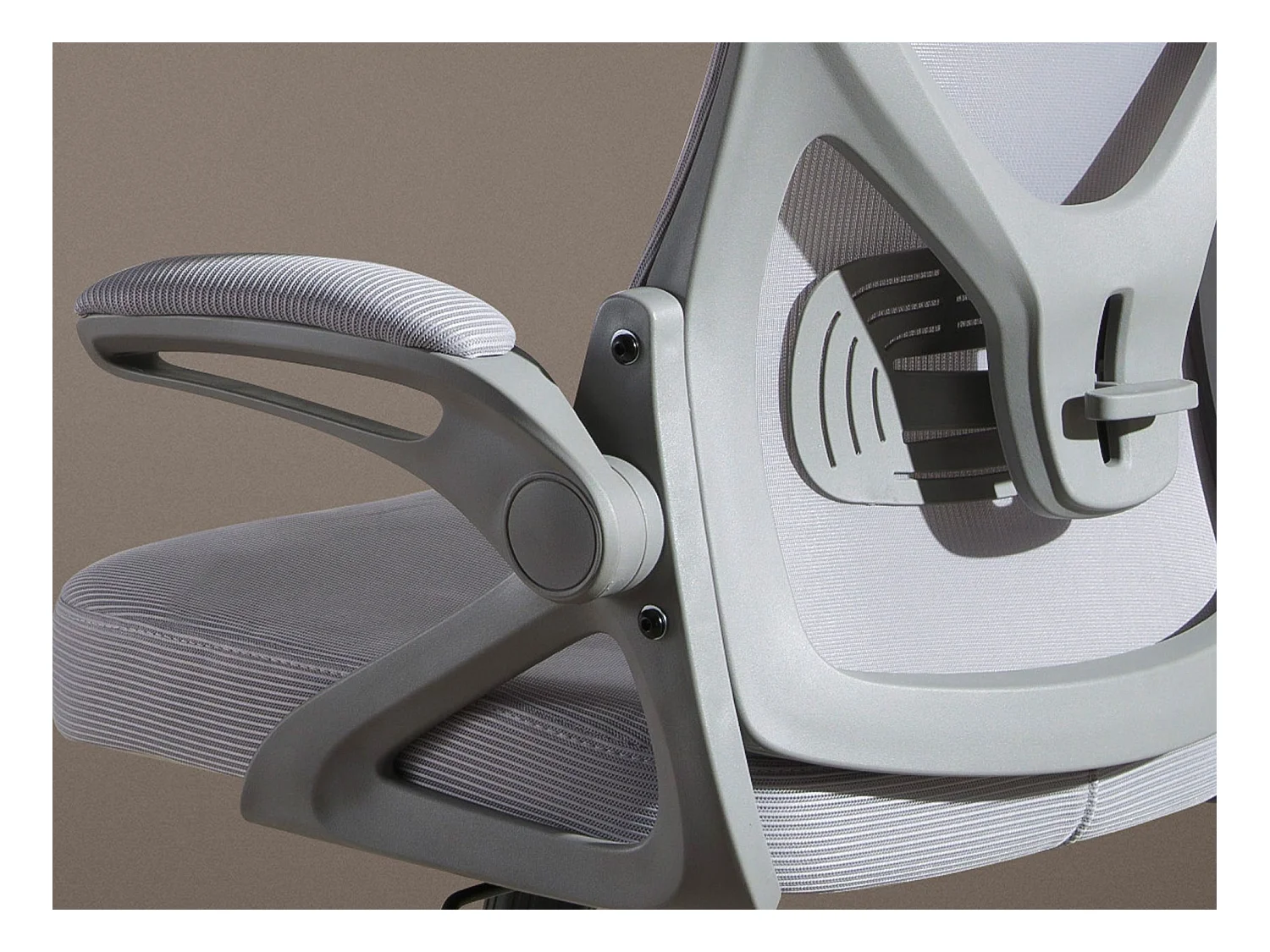 Bürodrehstuhl grau Stoff 4153 ANGEL CERDA